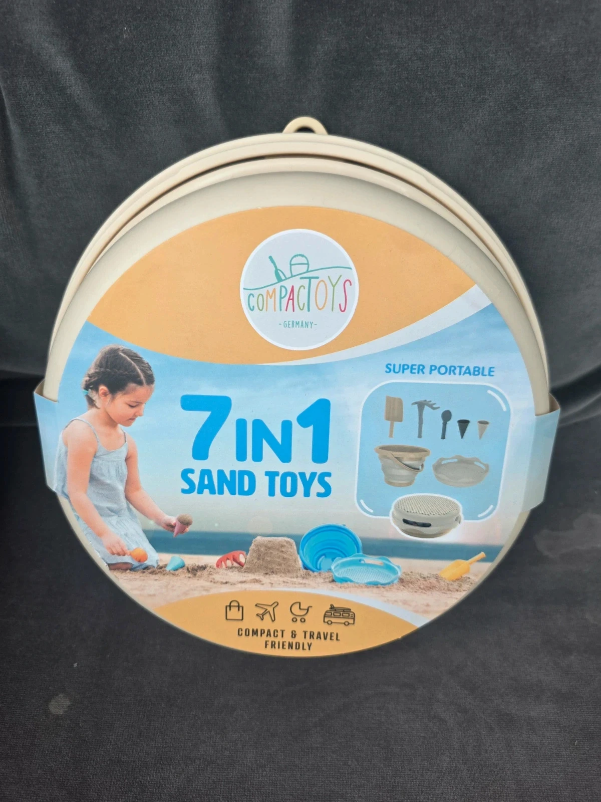 Compactoys 7 en 1 portable - sand toys